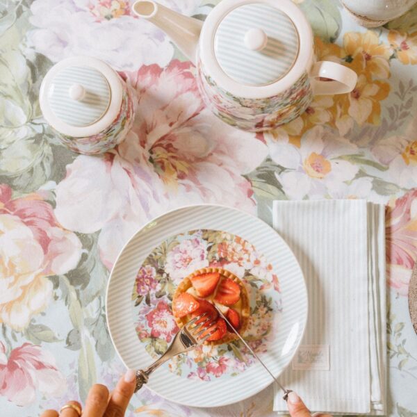 assiette grace porcelaine