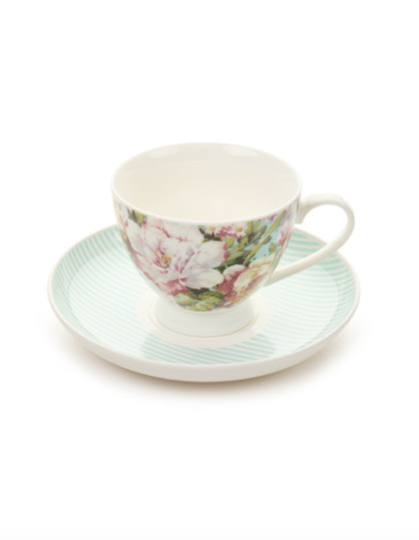 tasse en porcelaine Grace motif vintage 250ML