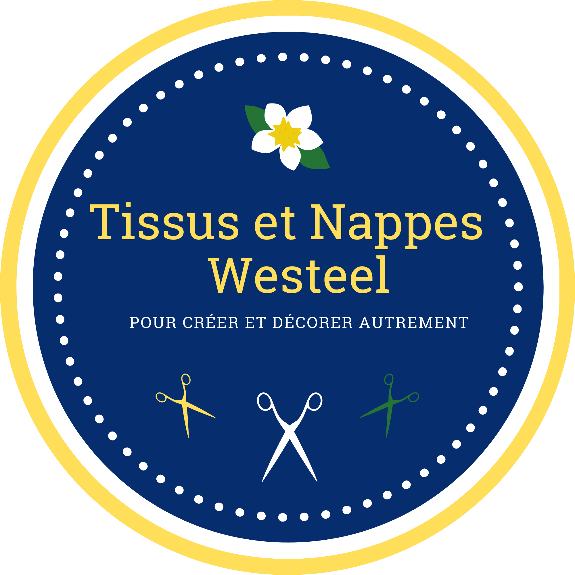 logo tissus et nappes westeel
