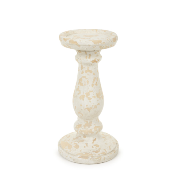 Pied à Bougie en Ciment Diamètre 16cm Hauteur 29cm